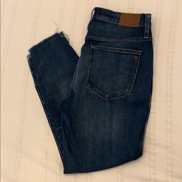 Madewell Denim - Madewell jeans. Dark blue 10 inch high rise skinny